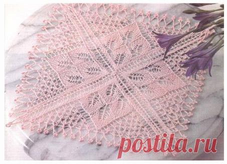 Квадратная салфетка "Амариллис"