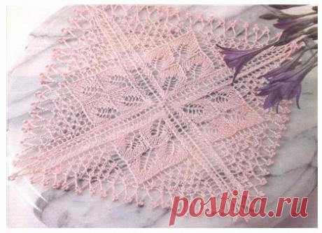 Квадратная салфетка &quot;Амариллис&quot;