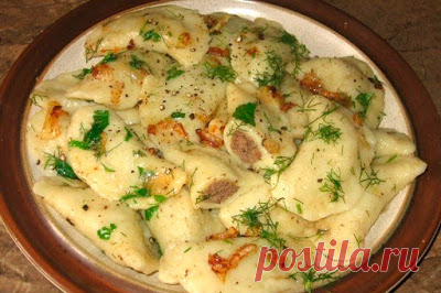 Дом кулинарии: Бабушка умела удивлять — вкуснющие картофельные вареники с куриной печенью