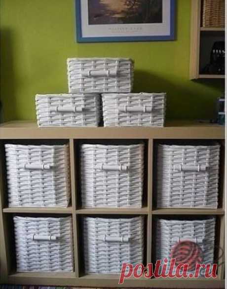 👌Плетение прямоугольных корзин