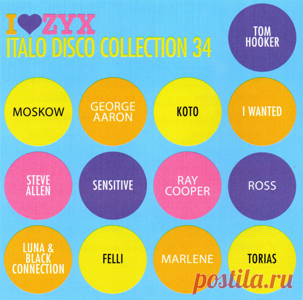 VA - I Love ZYX Italo Disco Collection 34 (2CD) (2024) 320kbps / FLAC