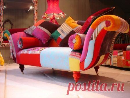 Мебель из лоскутков - Colors.life