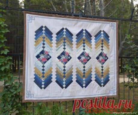 Лоскутное панно-ковер на стену. Пошаговый МК