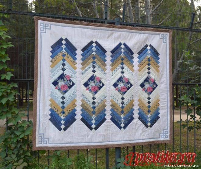 Лоскутное панно-ковер на стену. Пошаговый МК