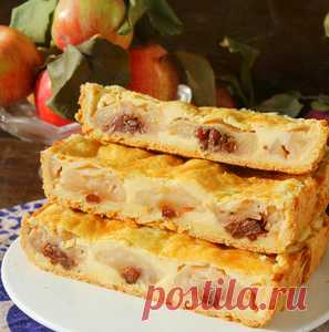 Яблочный пирог «Заливной»- рецепт