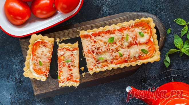 Тарт с помидорами и сыром, пошаговый рецепт с фото