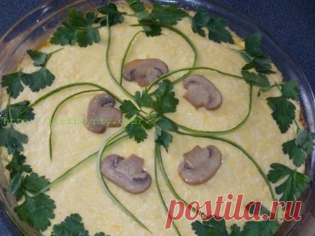Пирог с курицей и грибами. Пошаговый рецепт Натальи Карпушенковой