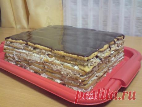 Пирог из печенья (без выпечки)