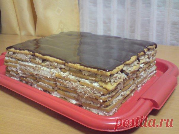 Пирог из печенья (без выпечки)