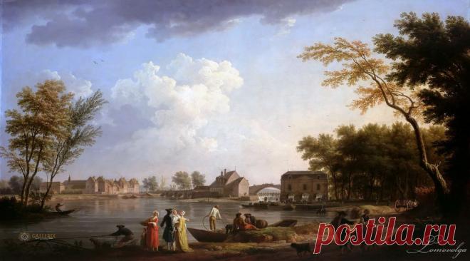 Морские виды и пейзажи французского живописца Claude Joseph Vernet (Клод-Жозеф Верне, 1714–1789).