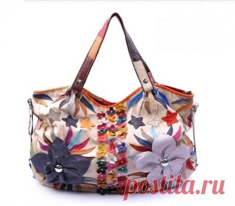 Как шить кожу? Кожаные сумки в лоскутной технике.