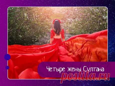 У одного султана было четыре жены. Больше всех он любил свою четвёртую жену — самую юную и ласковую. Султан дарил ей богатые одежды, драгоценности, холил её и лелеял.