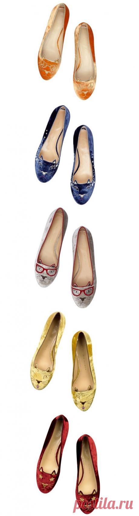 Коллекция балеток Kitty & Co от Charlotte Olympia | Мода на Elle.ru