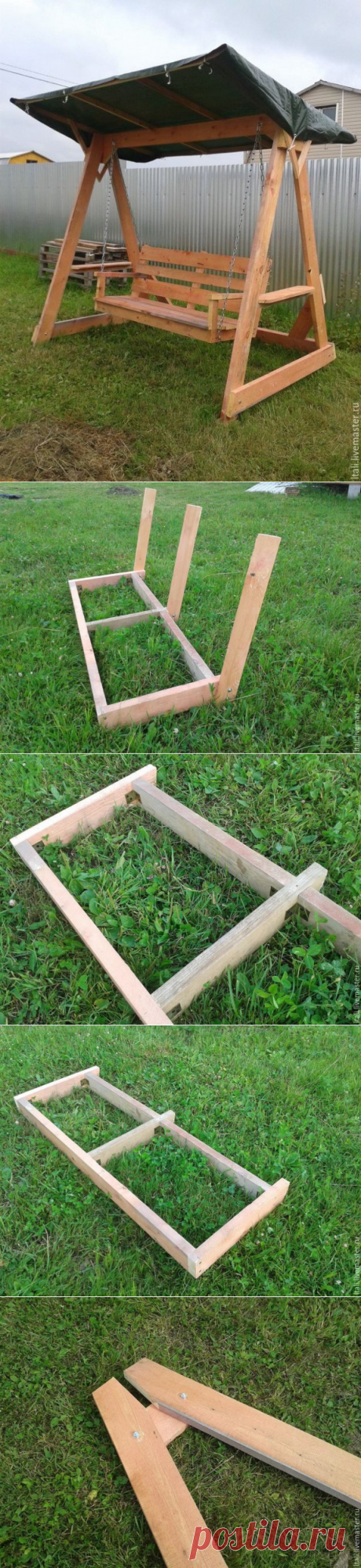 Мастерим дачные качели своими руками — Сделай сам, идеи для творчества - DIY Ideas