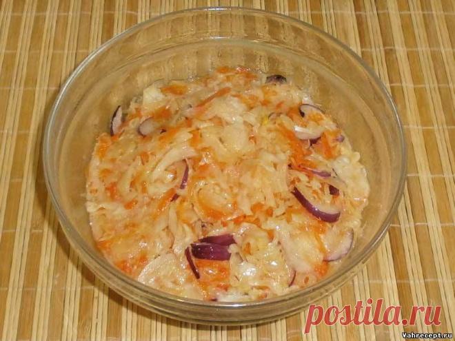 Квашеная капуста с морковкой - Пошаговый рецепт с фото