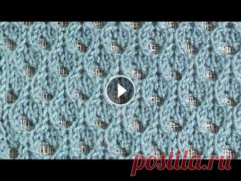 Ажурная сетка / Вязание спицами. Ажурная сетка / Вязание спицами....