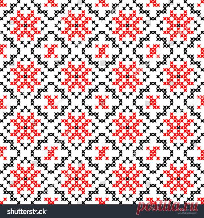 Seamless Texture Red Black Abstract Patterns Vectores En Stock 398414062 - Shutterstock