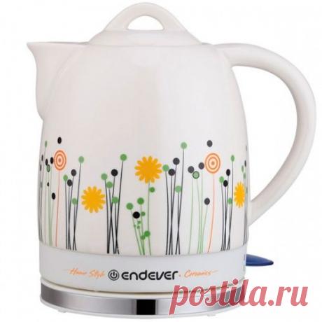 Чайник электрический Endever KR-430C купить в интернет магазине LIGABT.RU по привлекательной цене 1 575 руб. / шт с доставкой по Москве до 3 дней