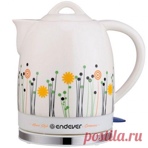 Чайник электрический Endever KR-430C купить в интернет магазине LIGABT.RU по привлекательной цене 1 575 руб. / шт с доставкой по Москве до 3 дней