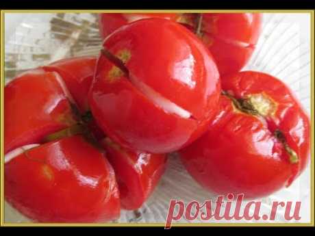 Помидоры Рецепт Квашеные с чесноком и петрушкой