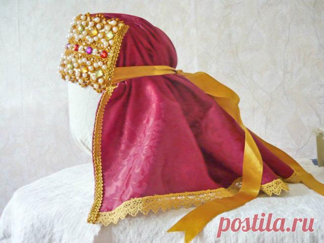 Как шить повойник.