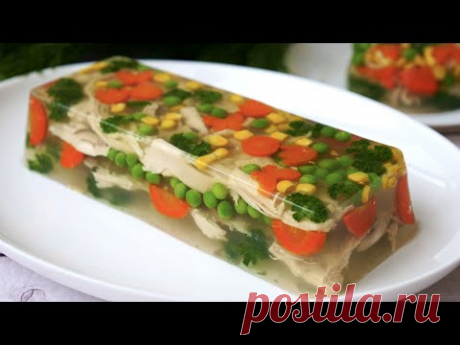 ЗАЛИВНОЕ из курицы на Новогодний  стол