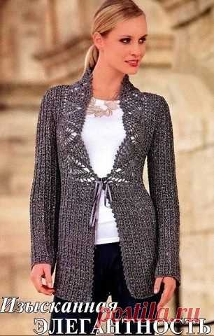 Irish crochet &: CROCHET JACKET ... ЖАКЕТ