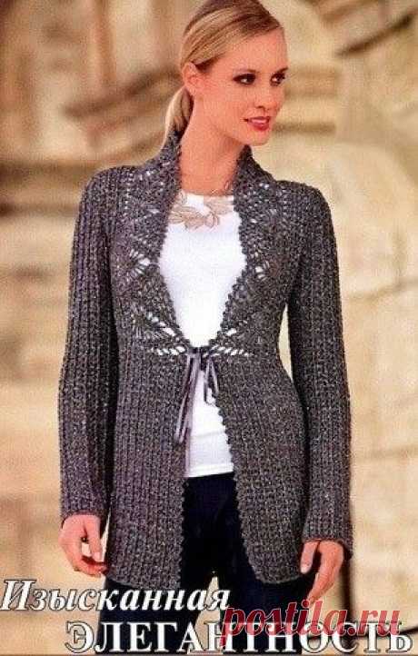 Irish crochet &: CROCHET JACKET ... ЖАКЕТ