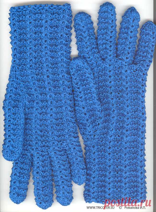 tricoter.su - Спицы - Перчатки. Размер 6,5. Модель 8