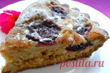 Быстрый сливовый пирог — Journal women❜s