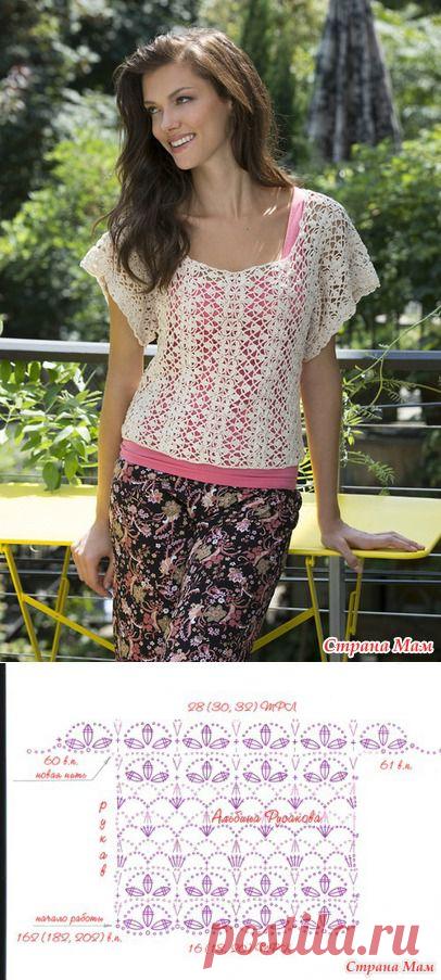 Кружевной топ by Dora Ohrenstein.