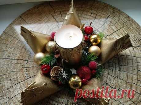 STROIK NA BOŻE NARODZENIE  christmas decoration diy DIY Weihnachtsdekoration