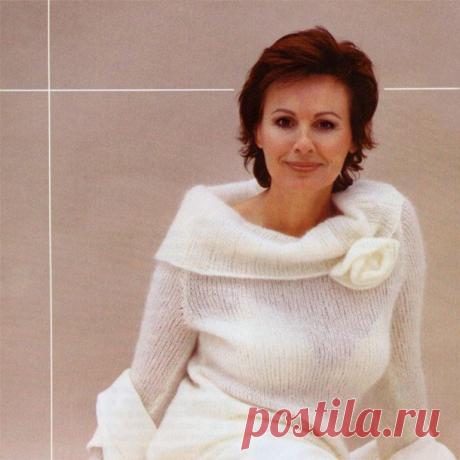 Свитер из мохера.