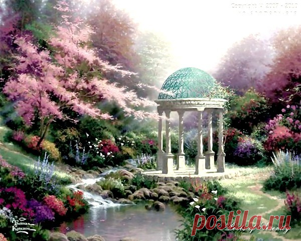 живопись Thomas Kinkade - 69 фото. Фотографии Валентин Иванов.