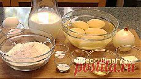 Блинчики с картошкой с грибным соусом - Видеокулинария.рф - видео-рецепты Бабушки Эммы | Видеокулинария.рф - видео-рецепты Бабушки Эммы