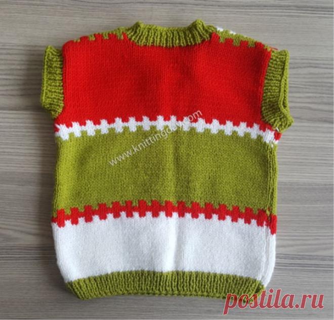 Colorful Baby Sweater Crochet