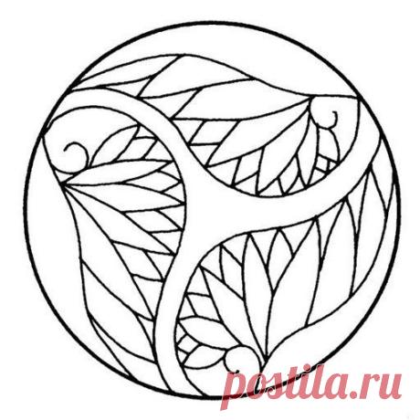Трафареты, орнаменты, узоры, рамки.