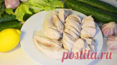 Рецепт как варить сочную, мягкую куриную грудку.