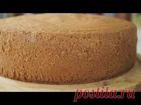 Бисквит который никогда не опадает! Вкус изумительный и совсем не крошится!