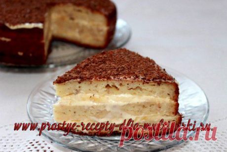 Ароматный манник с бананами