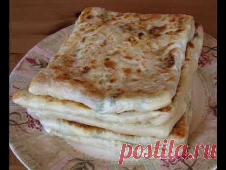 Плацинды с творогом, брынзой и зеленью