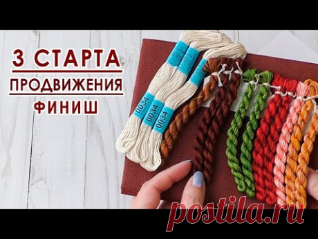 ТРИ зимних СТАРТА / Продвижения / Вышивальная неделя 50/2024