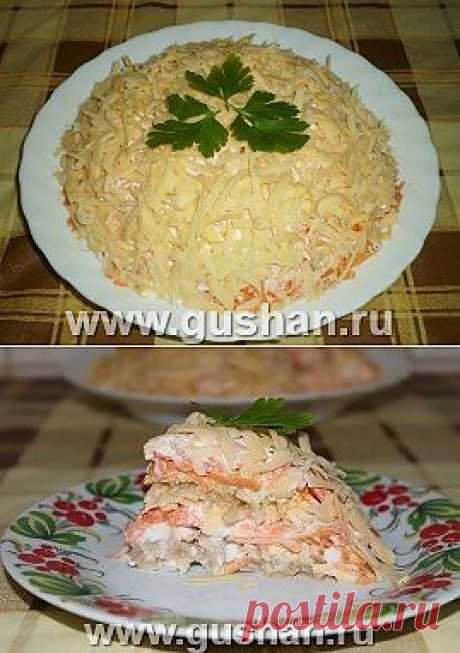 Французский салат с яблоками | Готовим просто и вкусно