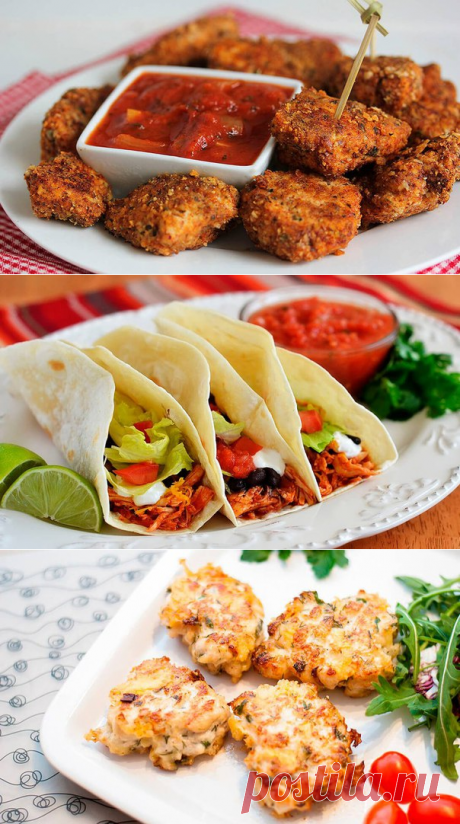 3 простых рецепта из курицы