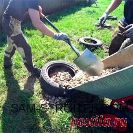 Самый простой и дешёвый фундамент из покрышек: фото и описание строительства Строительство фундамента из автомобильных покрышек: дешево, быстро и просто. Пошаговые фото и описание постройки фундамента. Читать далее...