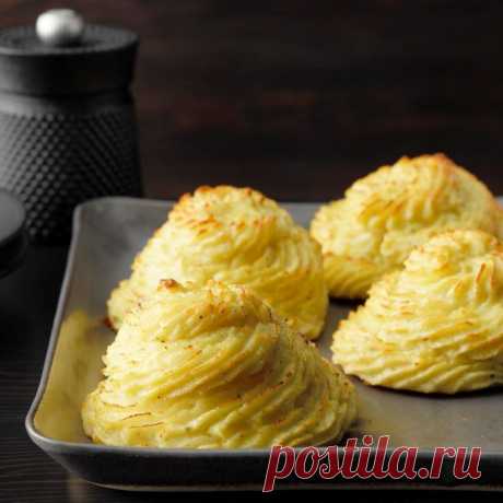 Pretty Duchess Potatoes Recipe | Taste of Home