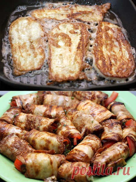 Рулетики из баклажан — рецепт с пошаговыми фото. Foodclub.ru
