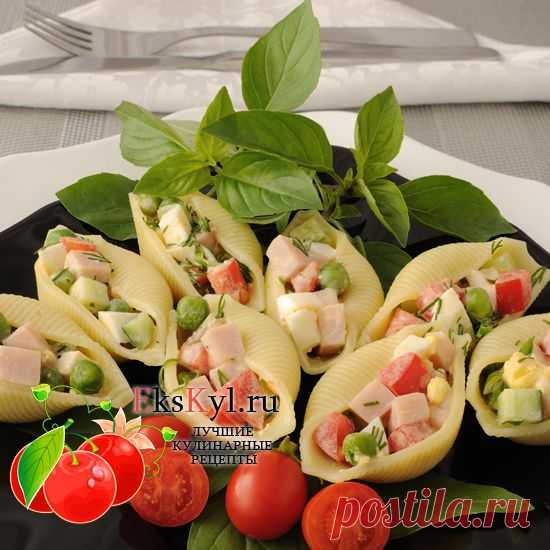 Фаршированные ракушки с фаршем | Ekskyl