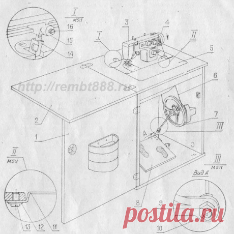 Бытовая швейная машина &quot;Подольск 142&quot;
