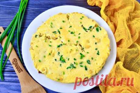 Фриттата с кукурузой и шпинатом - пошаговый рецепт с фото на Повар.ру
